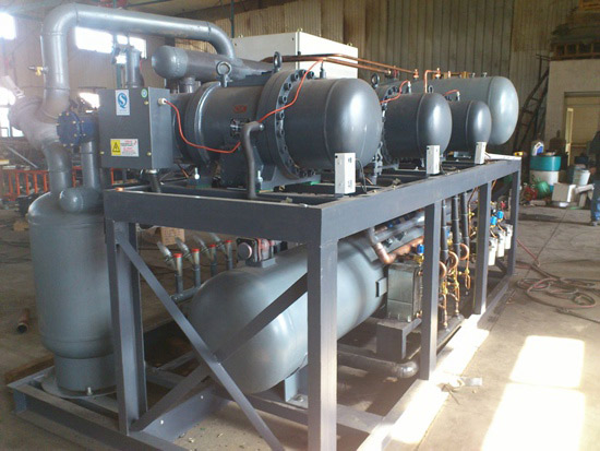 四機頭并聯螺桿機組